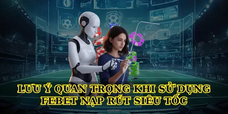 Lưu ý quan trọng khi sử dụng Febet nạp rút siêu tốc